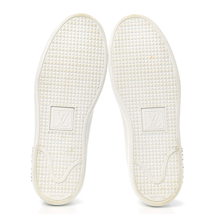 Louis Vuitton Calfskin Frontrow Sneakers 37 White 5 of 12