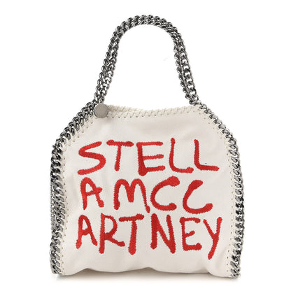 Stella McCartney Shaggy Deer Embroidered Ed Curtis Falabella Mini Tote Chalk 1 of 11