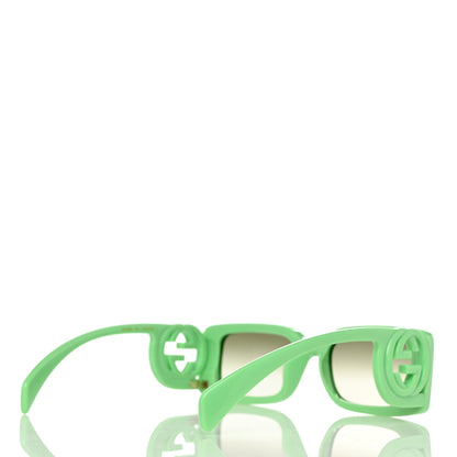 Gucci Chaise Rectangular Frame GG1325S Sunglasses Green 4 of 7