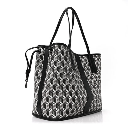 MCM Visetos Medium Liz Reversible Shopper Tote Black 5 of 16