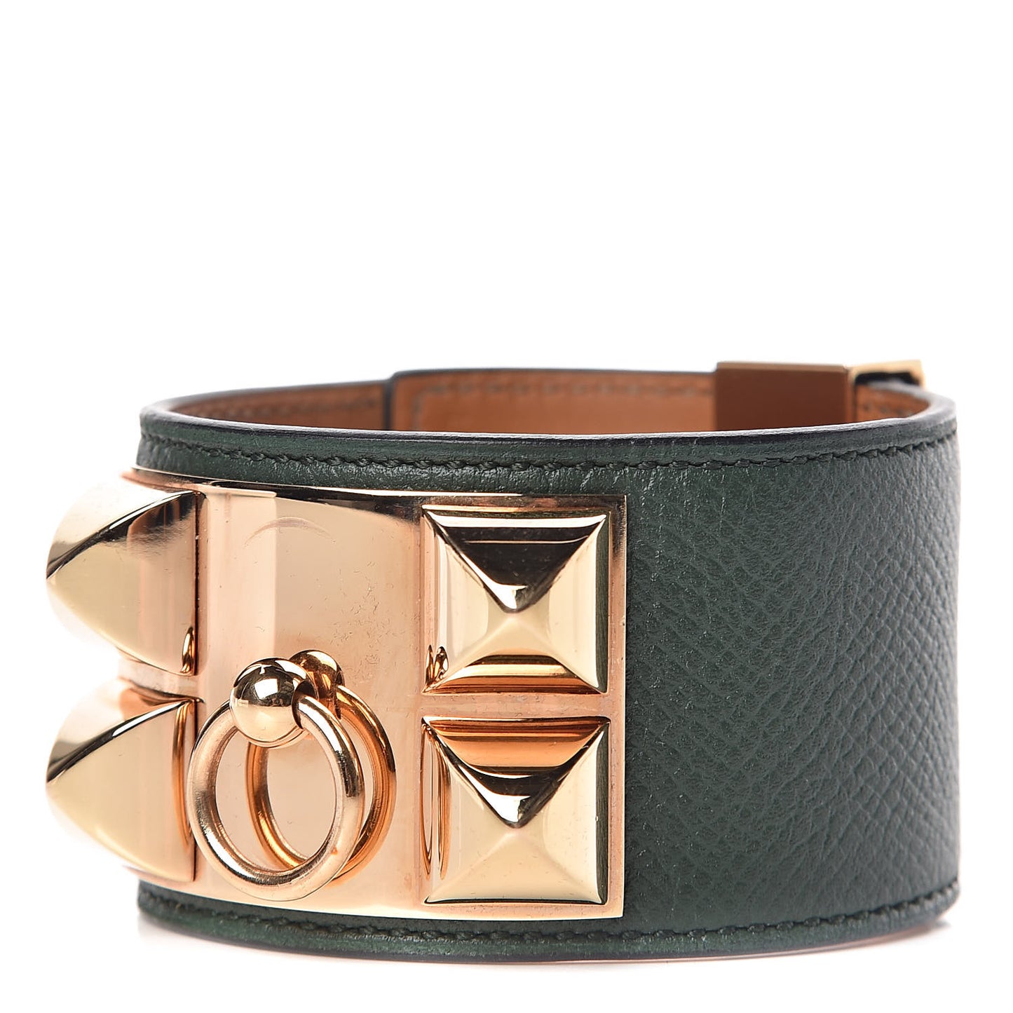 Epsom Collier de Chien CDC Bracelet L Vert Anglais