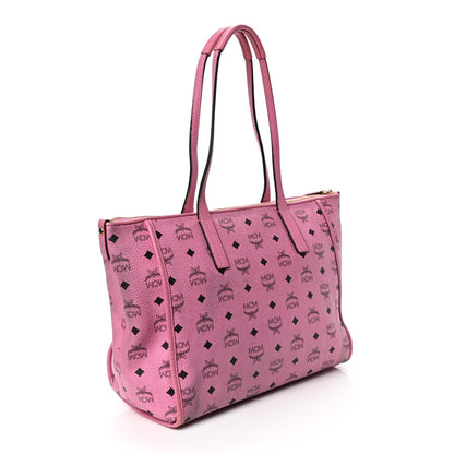 MCM Visetos Large Shopper Tote Pink 2 of 7