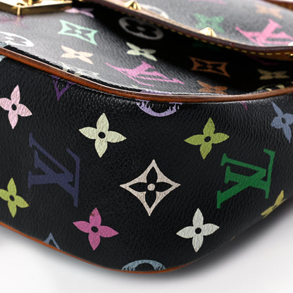 Louis Vuitton Monogram Multicolor Sologne Black 9 of 14