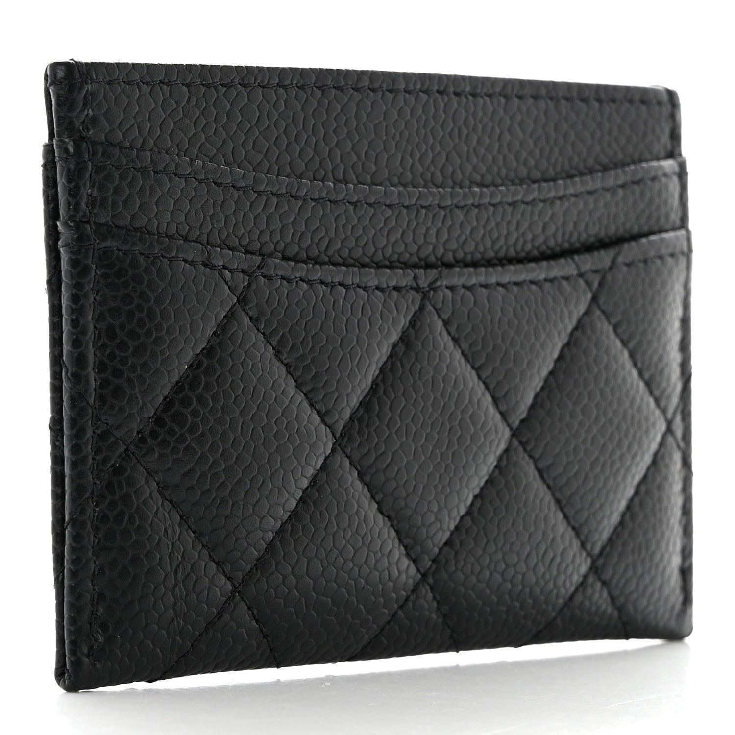 Chanel Caviar Quilted Card Holder Black 3 of 8