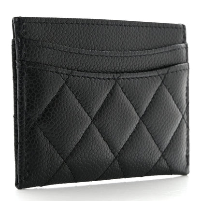 Chanel Caviar Quilted Card Holder Black 3 of 8