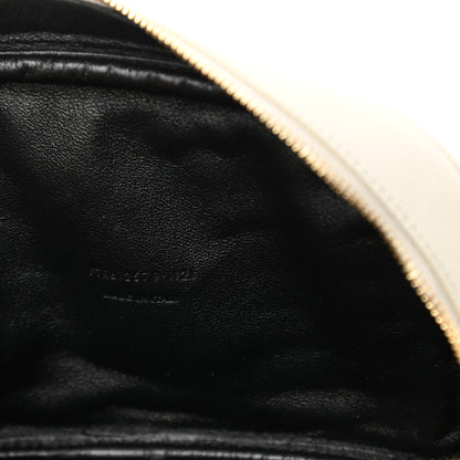 Saint Laurent Grain De Poudre Matelasse Monogram Mini Lou Camera Bag Crema Soft 10 of 12