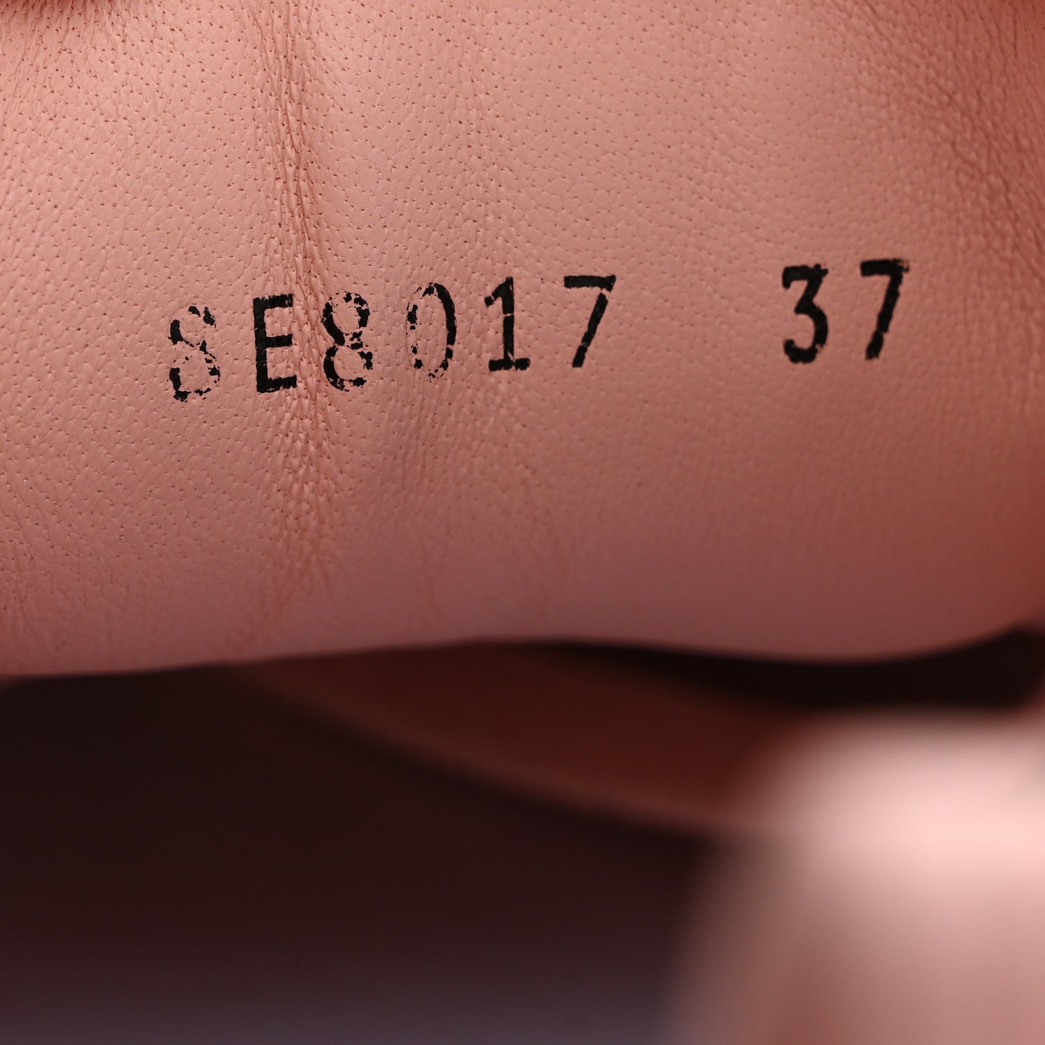 Fendi Lambksin FF Embossed Rise Low Top Sneakers 37 Nude Blush 9 of 11