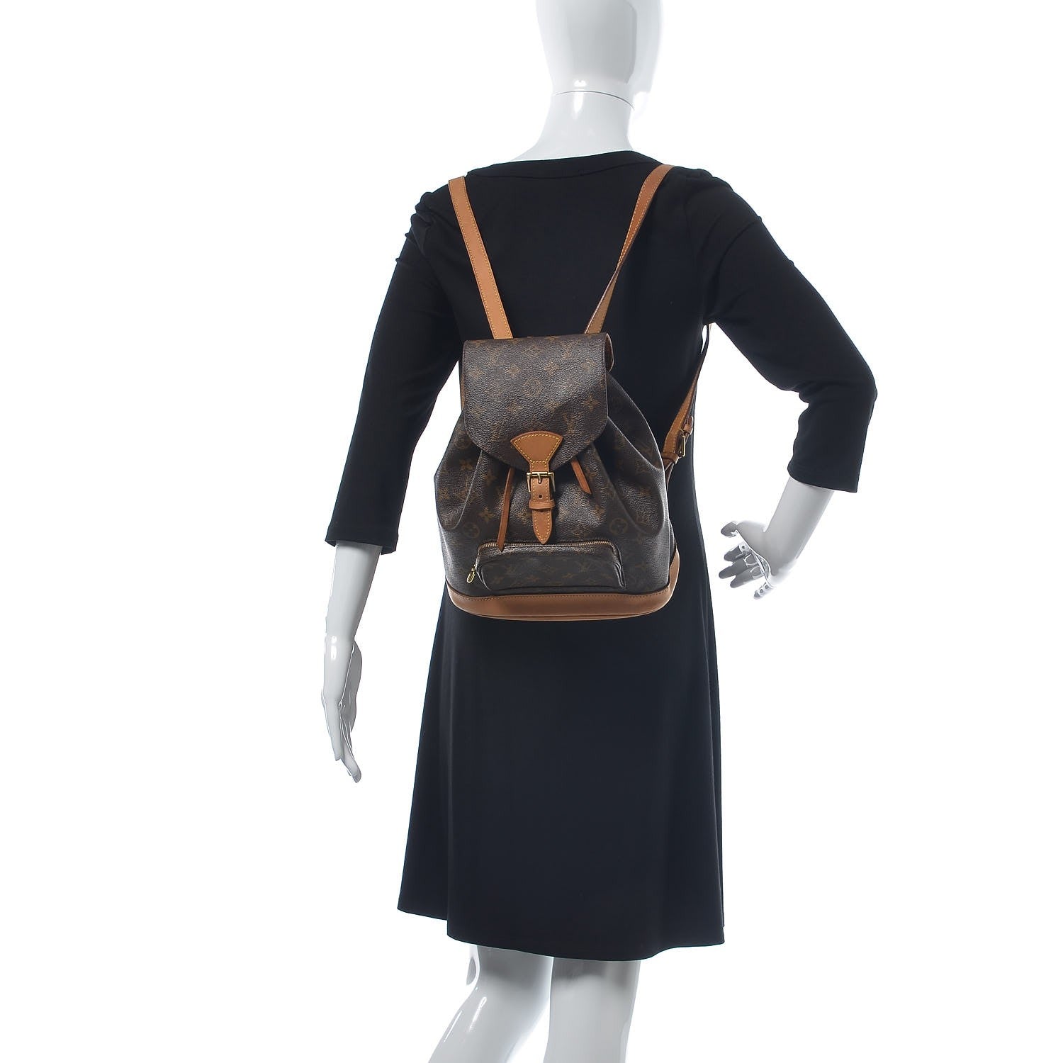 Louis Vuitton Monogram Montsouris MM Backpack 2 of 12
