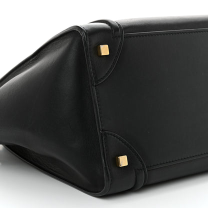 Celine Smooth Calfskin Mini Luggage Black 8 of 14