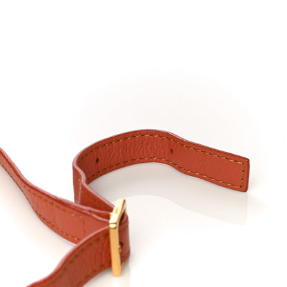 Chloe Calfskin Mini Marcie Round Crossbody Bag Whiskey 12 of 13