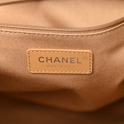 Chanel Mixed Fibers Small Deauville Tote Beige 7 of 12