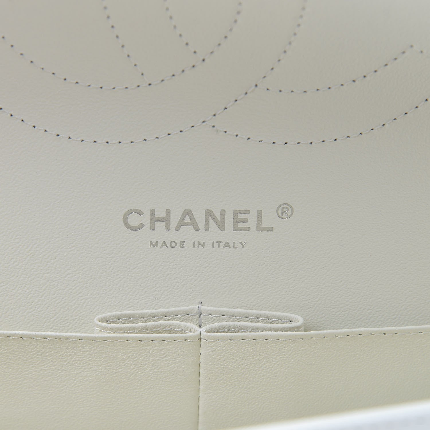 Chanel Caviar Quilted Jumbo Double Flap White 6 of 13