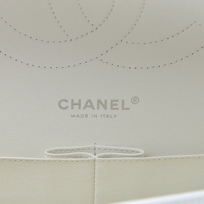 Chanel Caviar Quilted Jumbo Double Flap White 6 of 13