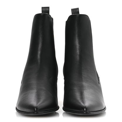 Saint Laurent Calfskin Mens Banana 50 Boots 41.5 Black 3 of 10