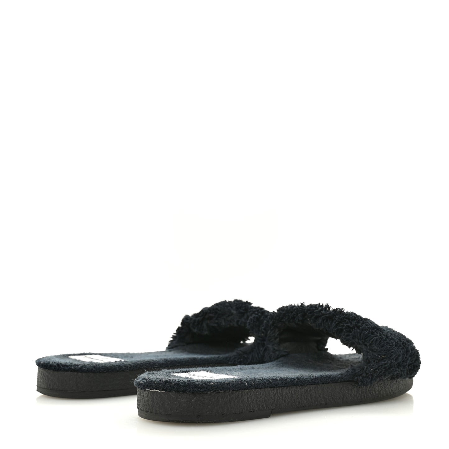 Terry CC Flat Mules Sandals 40 Black