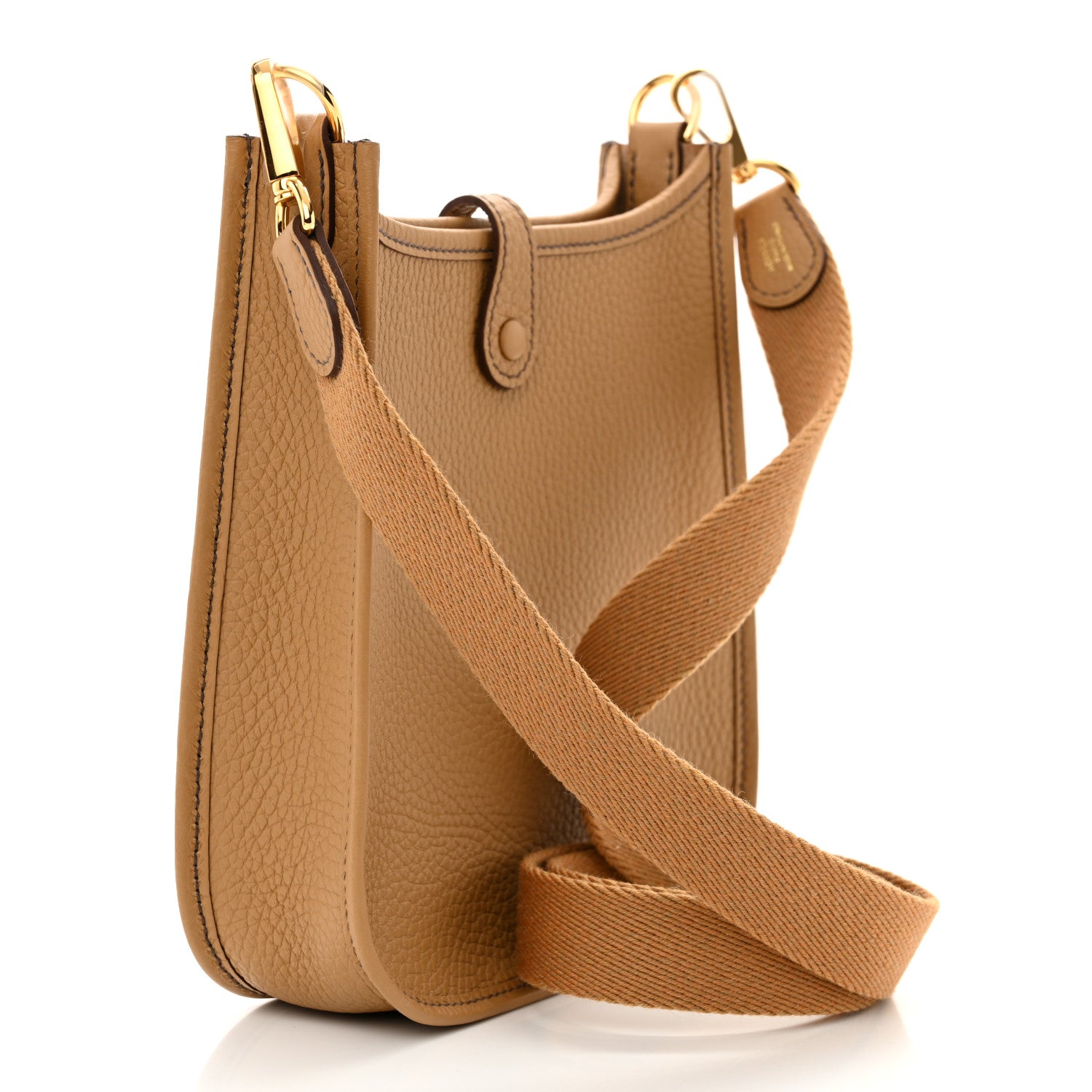 Hermes Taurillon Clemence Evelyne TPM Biscuit 3 of 11
