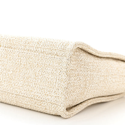 Chanel Lurex Boucle Mini Deauville Tote White 10 of 11