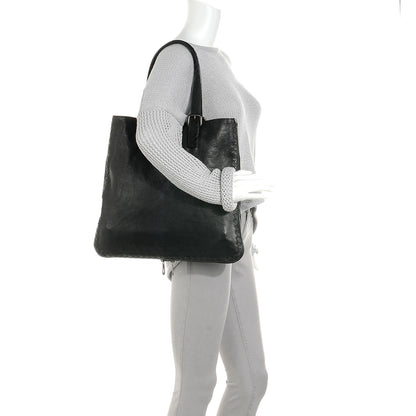 Bottega Veneta Light Calf Side Zip Medium Tote Nero Black 2 of 8