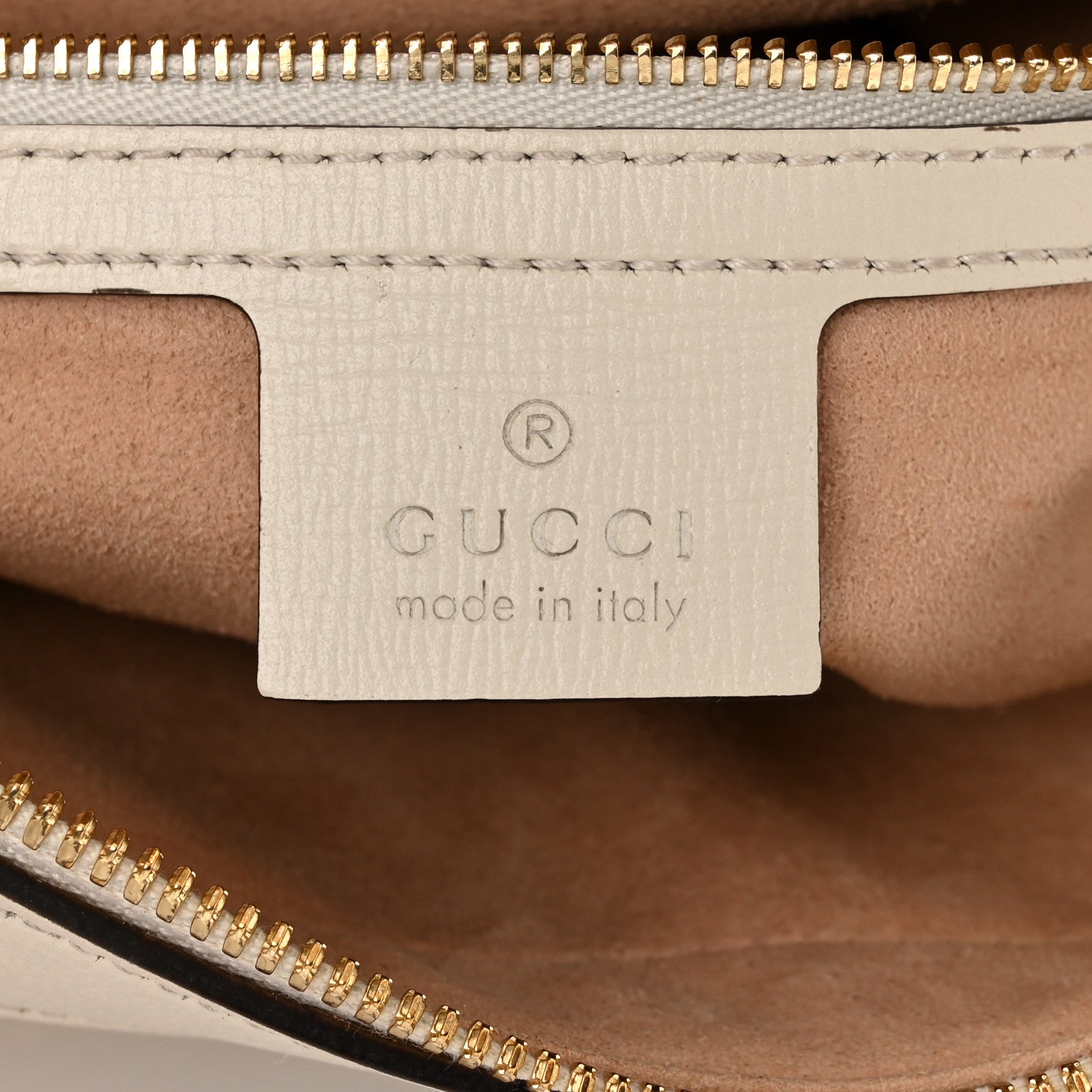 Gucci GG Supreme Monogram Small Horsebit 1955 Shoulder Bag Beige Mystic White 6 of 12