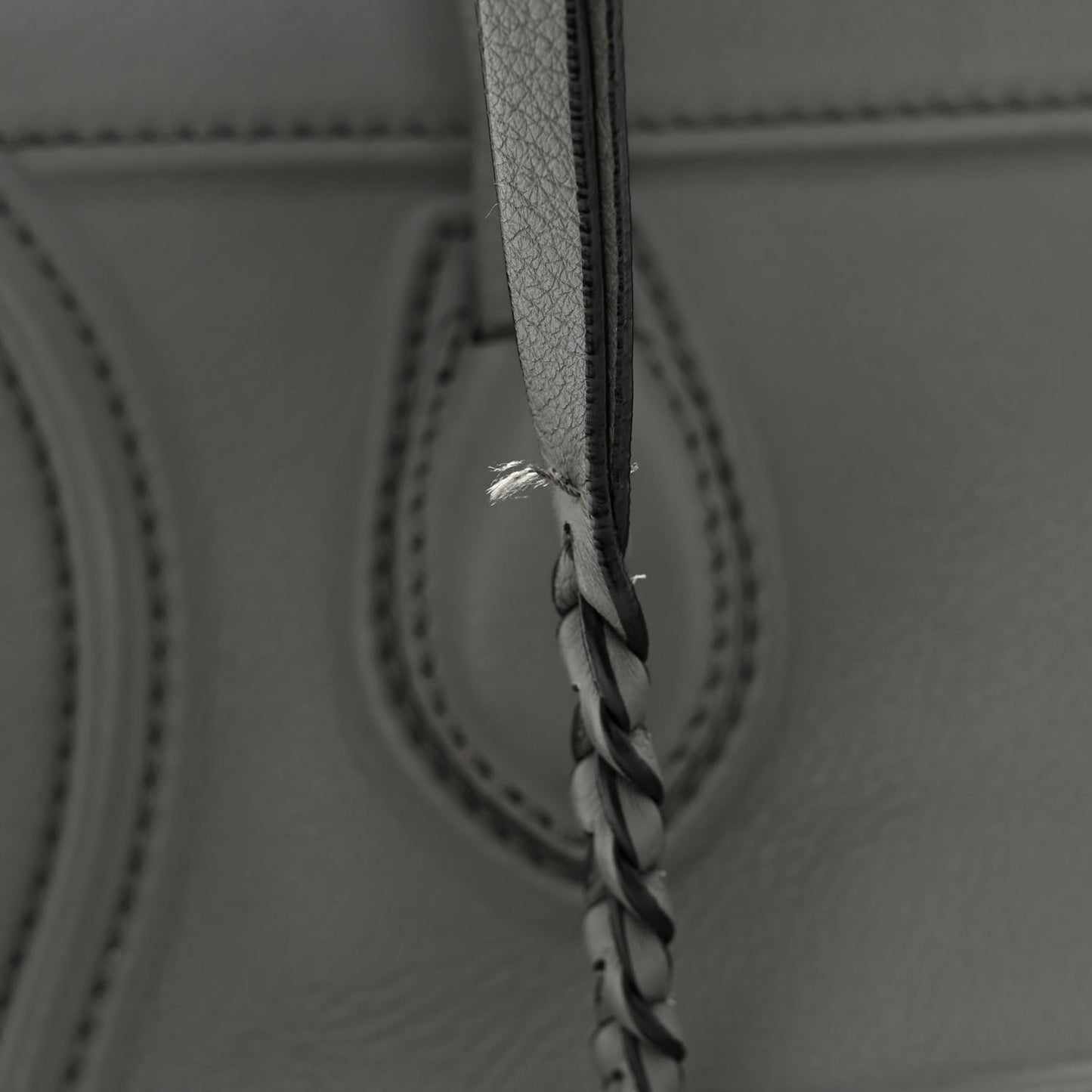 Supple Calfskin Medium Phantom Luggage Glacier