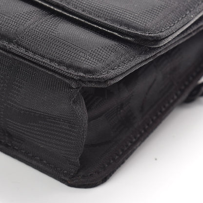 Chanel Nylon Travel Wallet On Chain WOC Black 10 of 11