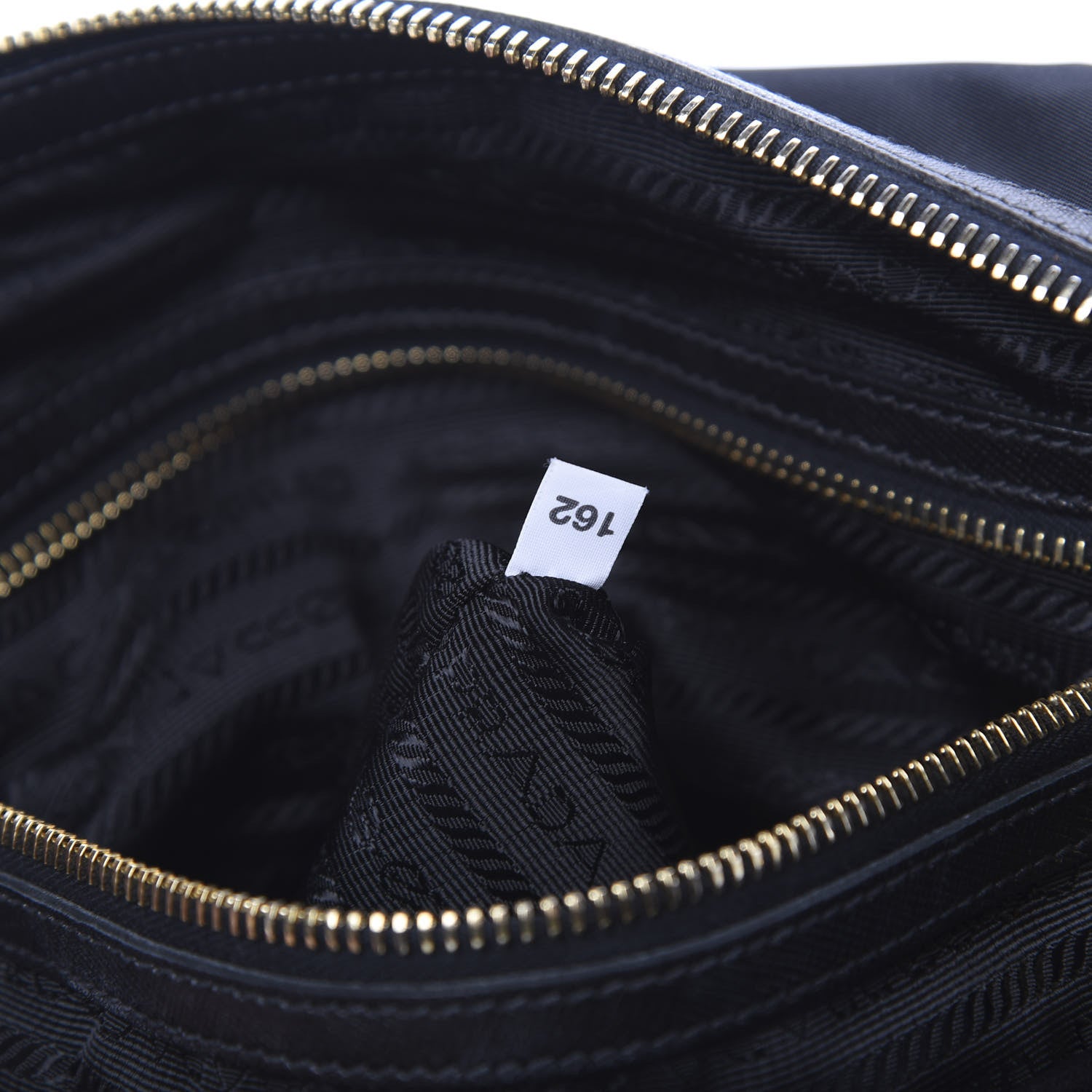 Prada Tessuto Nylon Saffiano Tote Black 7 of 9
