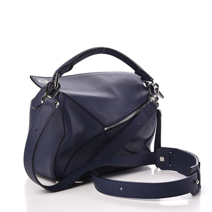 Loewe Calfskin Small Puzzle Bag Marine 3 of 7