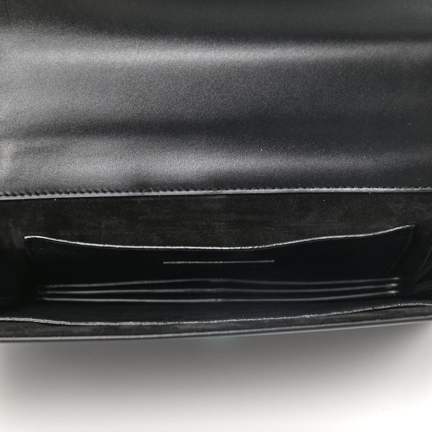 Smooth Calfskin Shoulder Bag Black