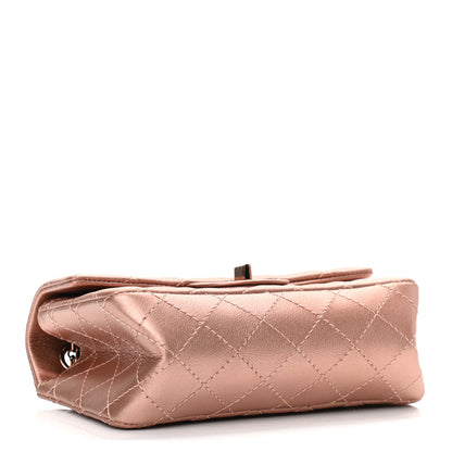 Chanel Metallic Grained Calfskin Quilted 2.55 Reissue Mini Flap Copper Pink 4 of 11
