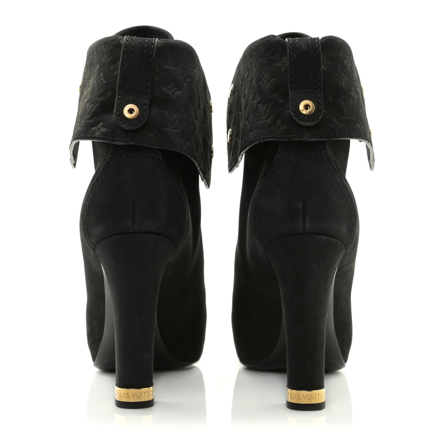 Suede Lace Up Ankle Boots 39 Black
