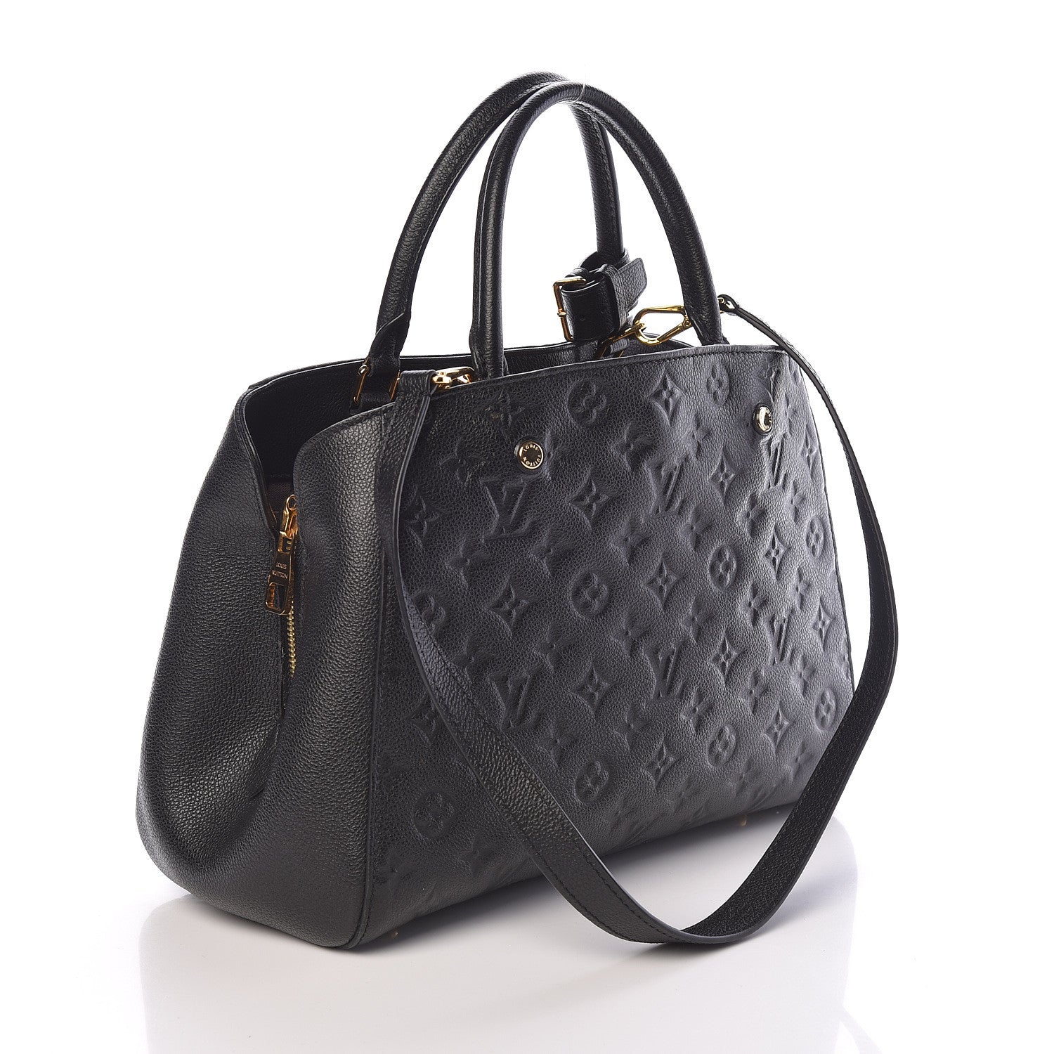Louis Vuitton Empreinte Montaigne MM Black 3 of 9