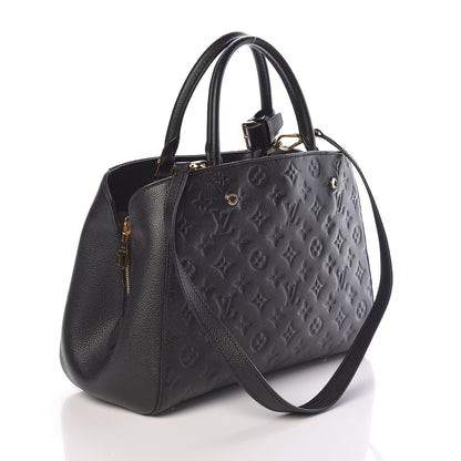 Louis Vuitton Empreinte Montaigne MM Black 3 of 9