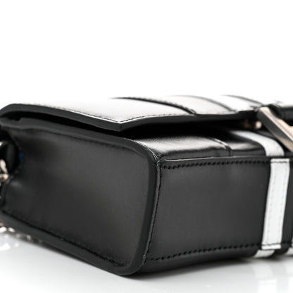 Balenciaga X ADIDAS Box Calfskin Hourglass Chain Bag Black 8 of 9