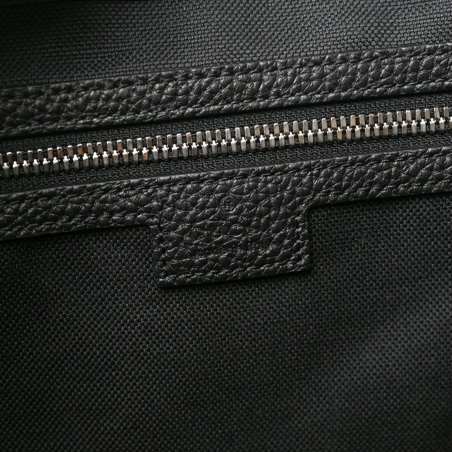 Calfskin Web Maxi Tote Black