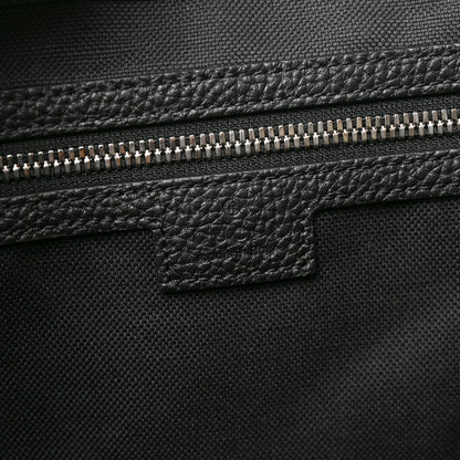 Gucci Calfskin Web Maxi Tote Black 5 of 9