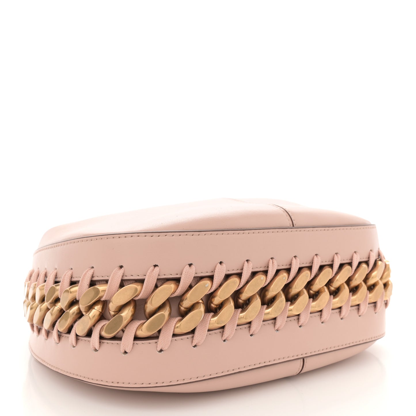 Eco Alter Nappa Frayme Small Zipit Shoulder Bag Blush