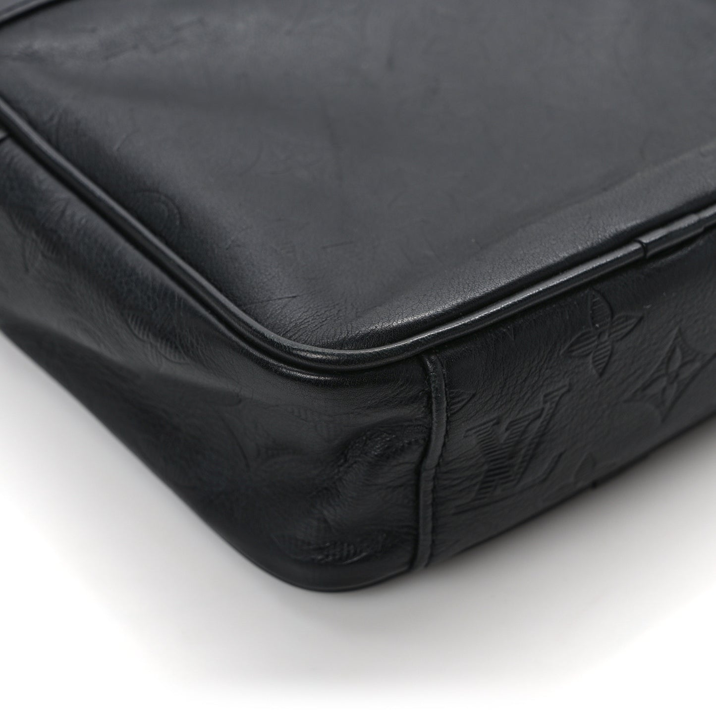 Calfskin Monogram Shadow Danube PM Black