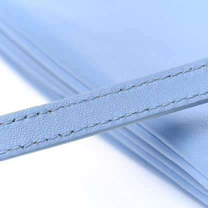 Celine Lambskin Small Trio Crossbody Bag Baby Blue 23 of 23