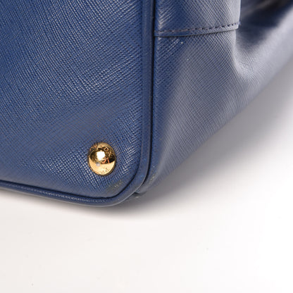 Prada Saffiano Medium Galleria Double Zip Tote Bluette 17 of 18