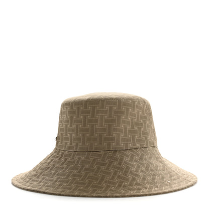 Hermes Cotton Jacquard Mosaic Farrah Hat 59 Vert Gobi 1 of 8