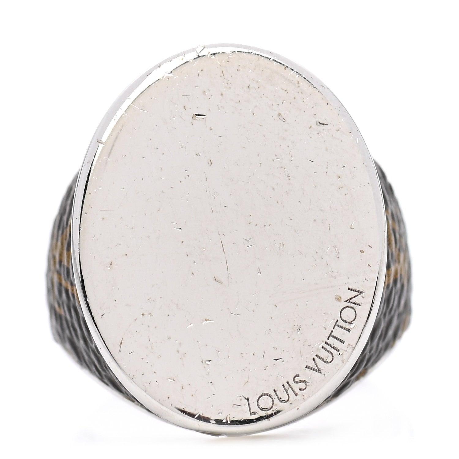 Louis Vuitton Monogram Ring M Silver 1 of 6