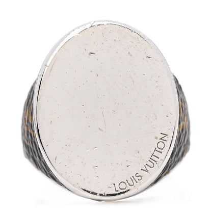 Louis Vuitton Monogram Ring M Silver 1 of 6