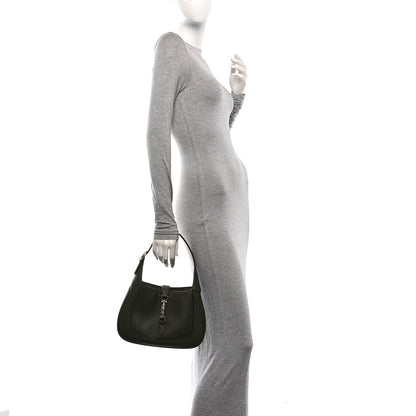 Gucci Grand Prix Calfskin Web Medium Jackie 1961 Hobo Dark Green 2 of 9