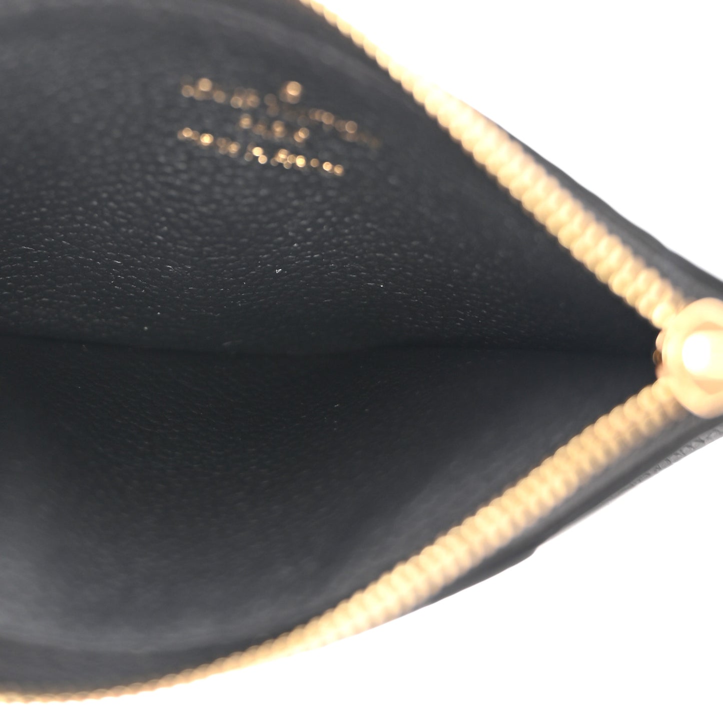Empreinte Monogram Zipped Romy Card Holder Black