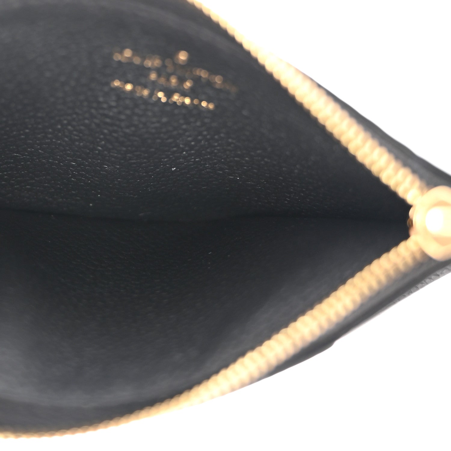 Louis Vuitton Empreinte Monogram Zipped Romy Card Holder Black 5 of 7