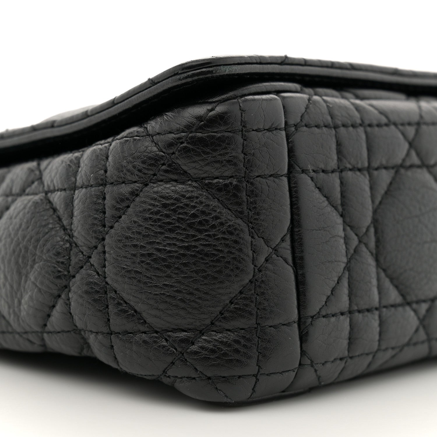 Christian Dior Calfskin Cannage Small Caro Bag Black 9 of 12