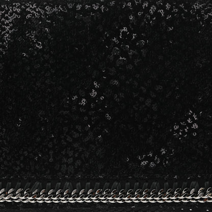 Stella McCartney Sequin Falabella Fold Over Clutch Black 10 of 12