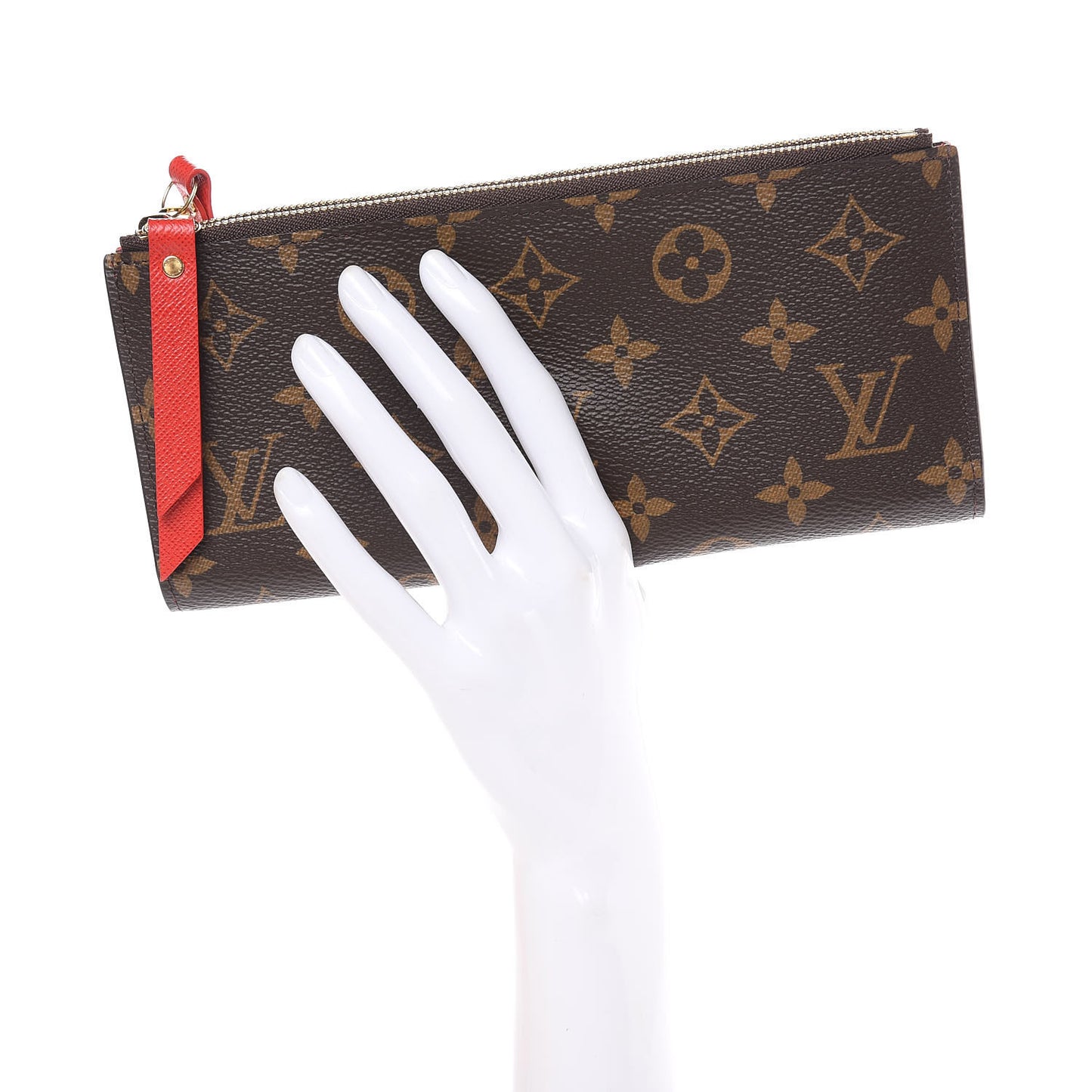 Monogram Adele Wallet Coquelicot