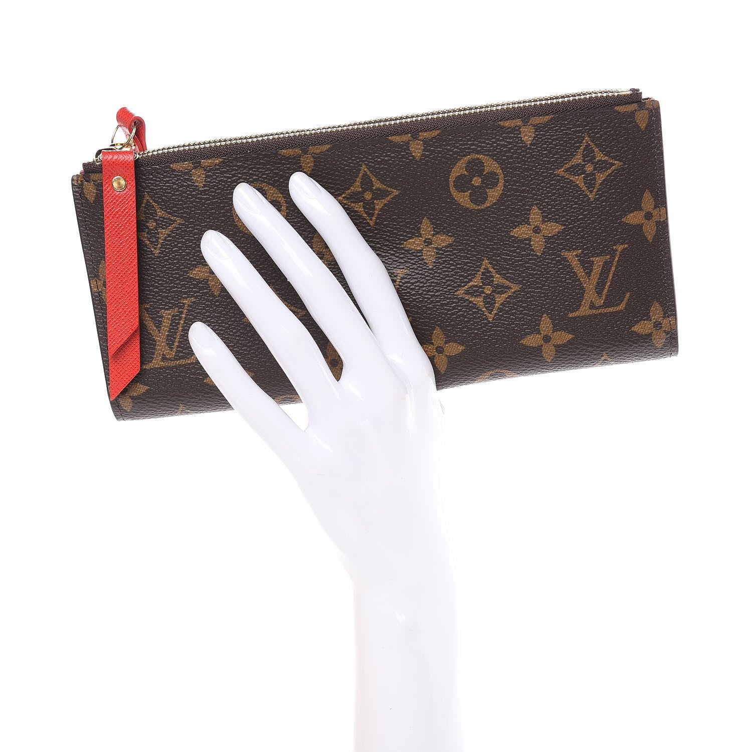 Louis Vuitton Monogram Adele Wallet Coquelicot 2 of 13