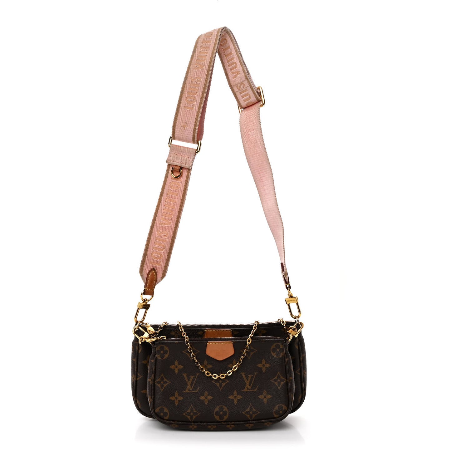 Monogram Multi Pochette Accessories Rose Clair